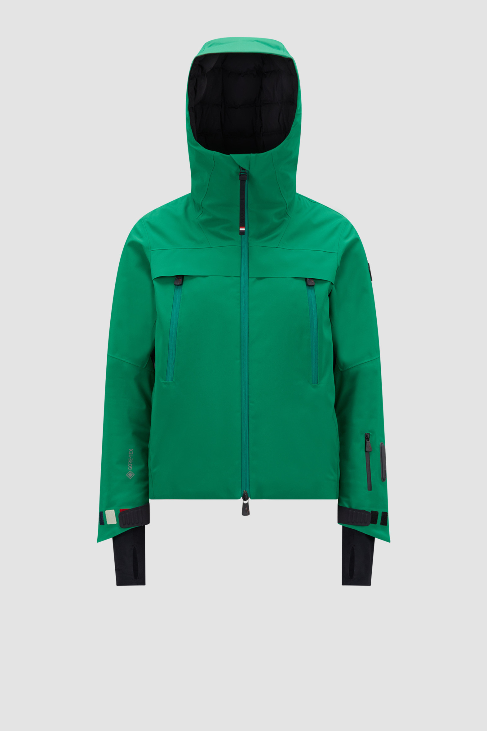 Green Chanavey Ski Jacket Short Down Jackets for Women Moncler US