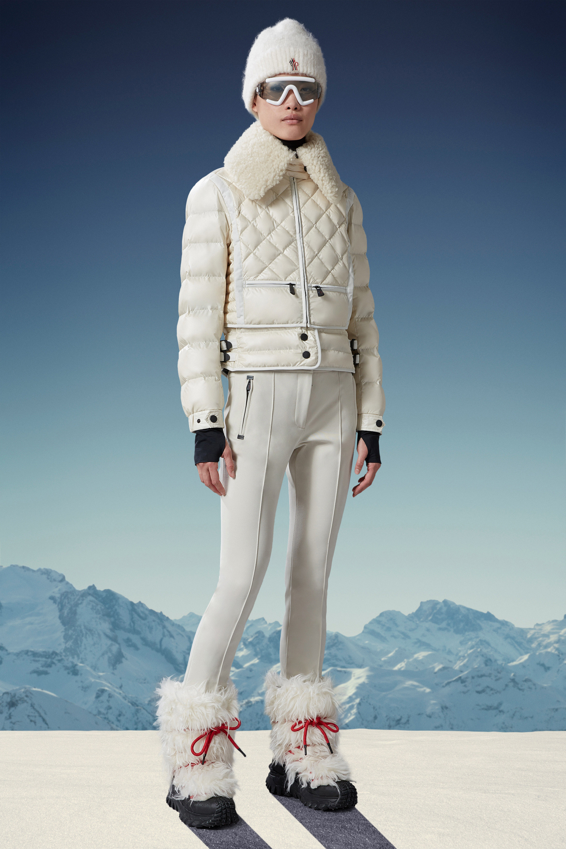 Abrigos de invierno para mujer, chaquetas de montaña impermeables para  esquí, nieve, forro de felpa, abrigos con cremallera completa
