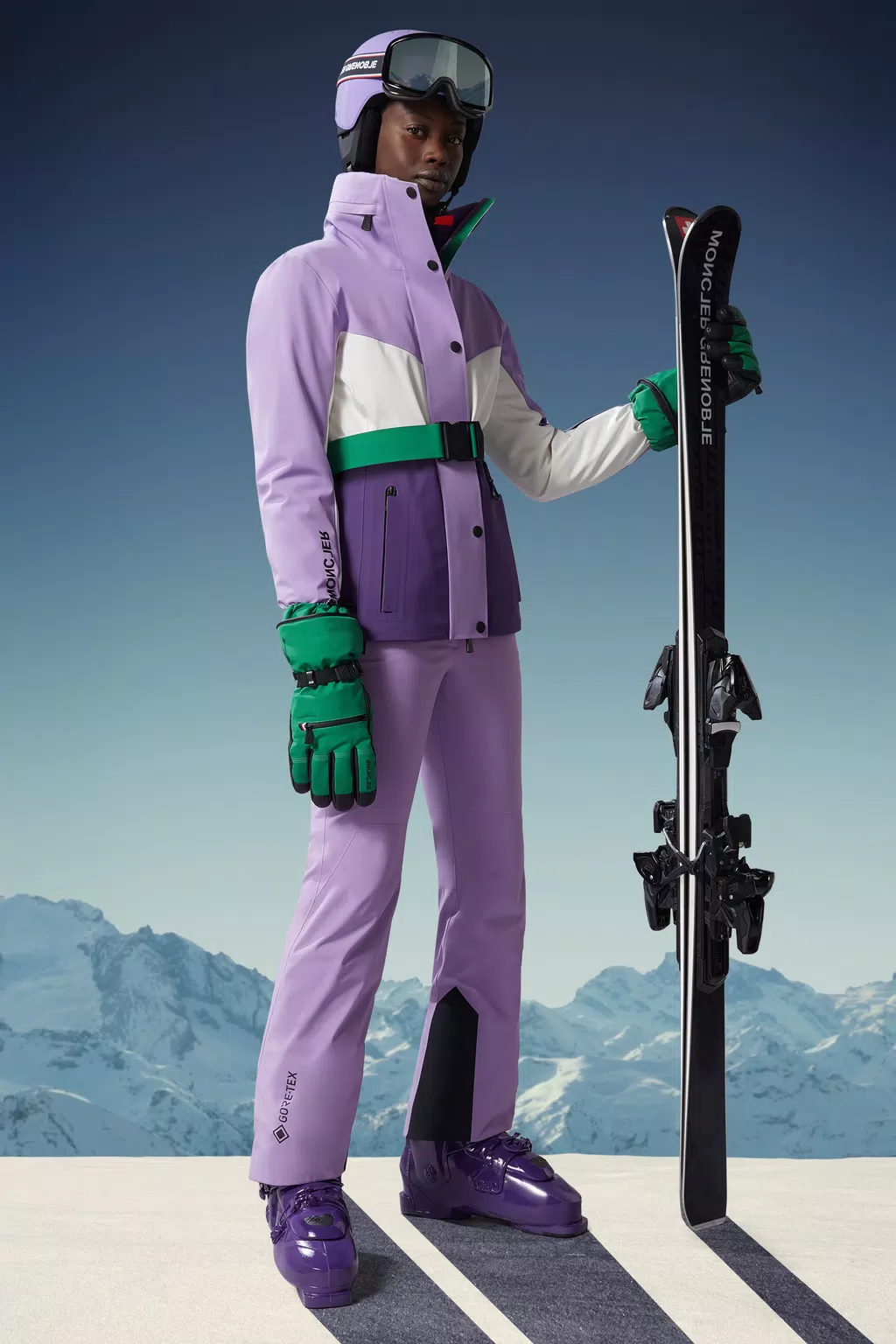 Hainet Ski Jacket Women Lilac Moncler 1