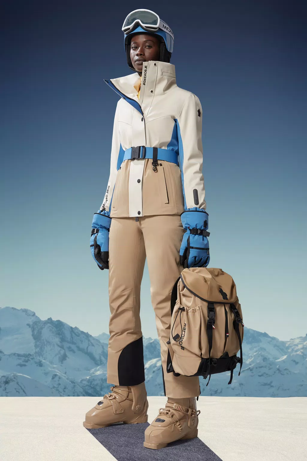 Women’s Ski Gear Outfit (Maroon/Black)