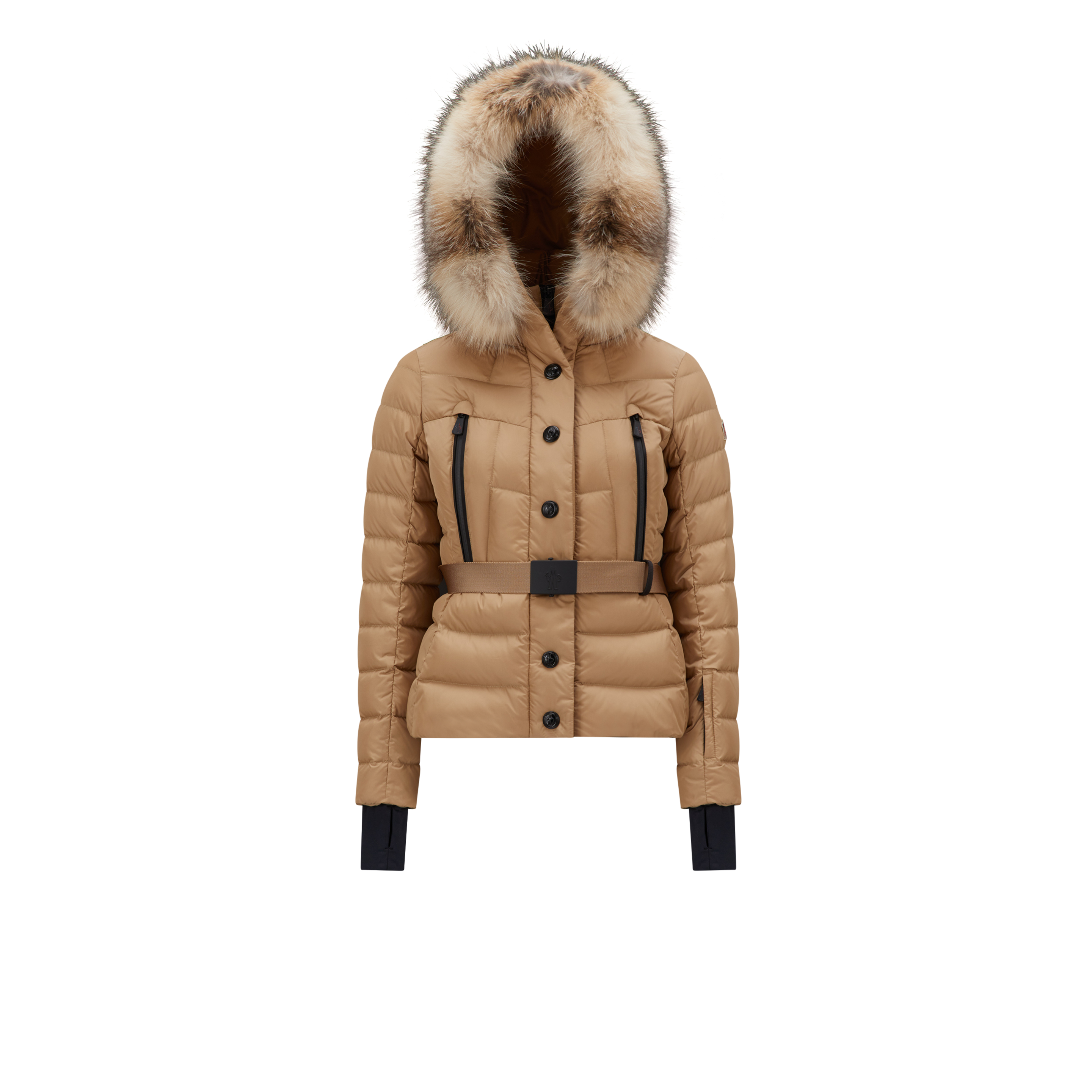 Moncler Doudoune Courte Beverley In Marron