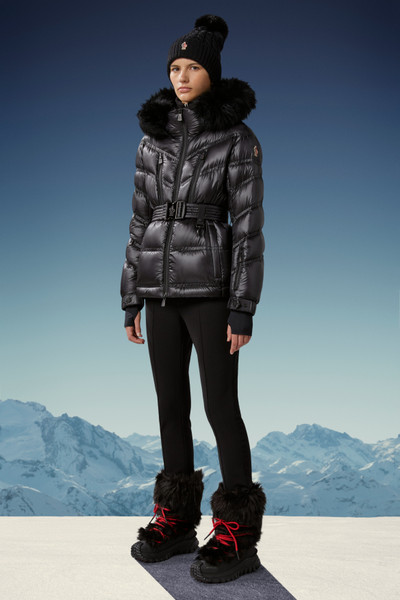 Bettex belted ski jacket in black - Moncler Grenoble
