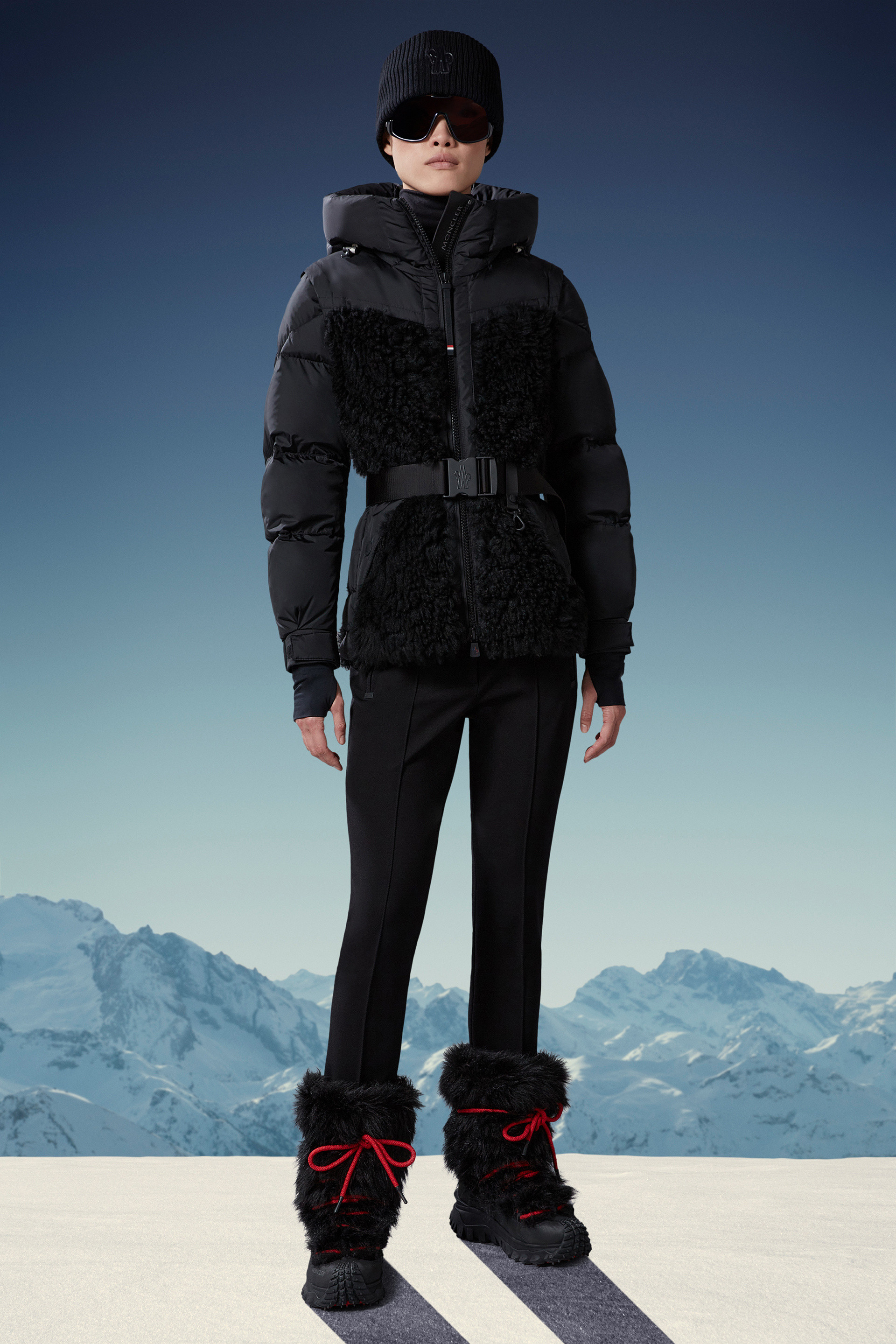 Hainet ski jacket in black - Moncler Grenoble
