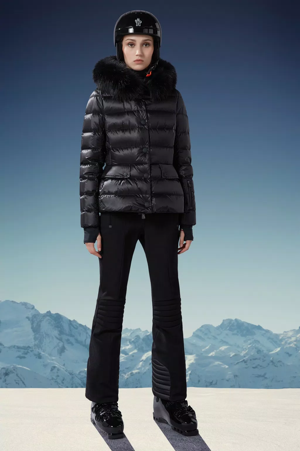 MONCLER GRENOBLE Down ski jacket CAMURAC in black
