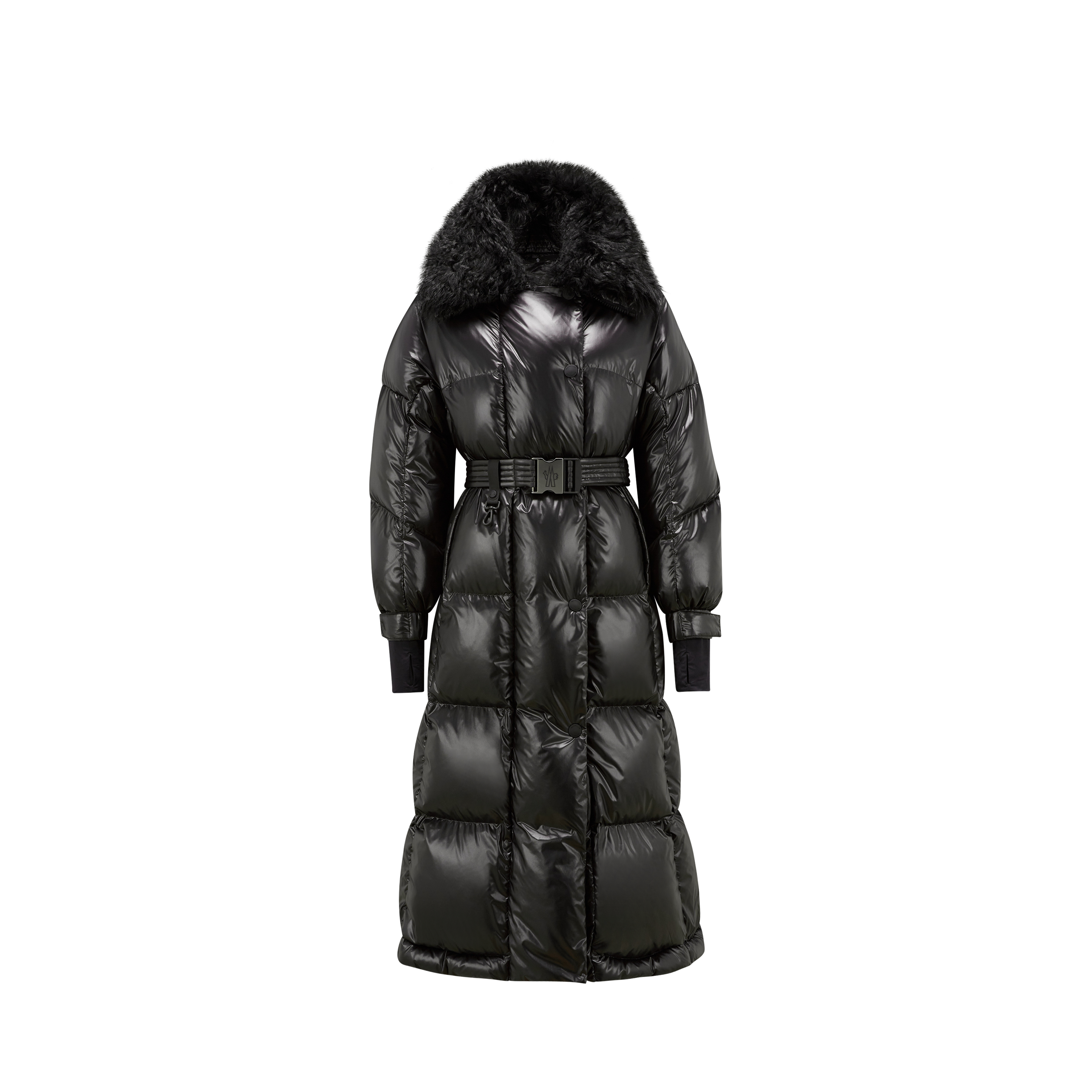 Moncler Doudoune Longue Chamoille In Black