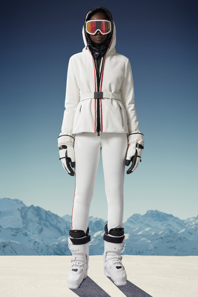 White Tricolor Trim Trousers - Trousers & Shorts for Women | Moncler GB