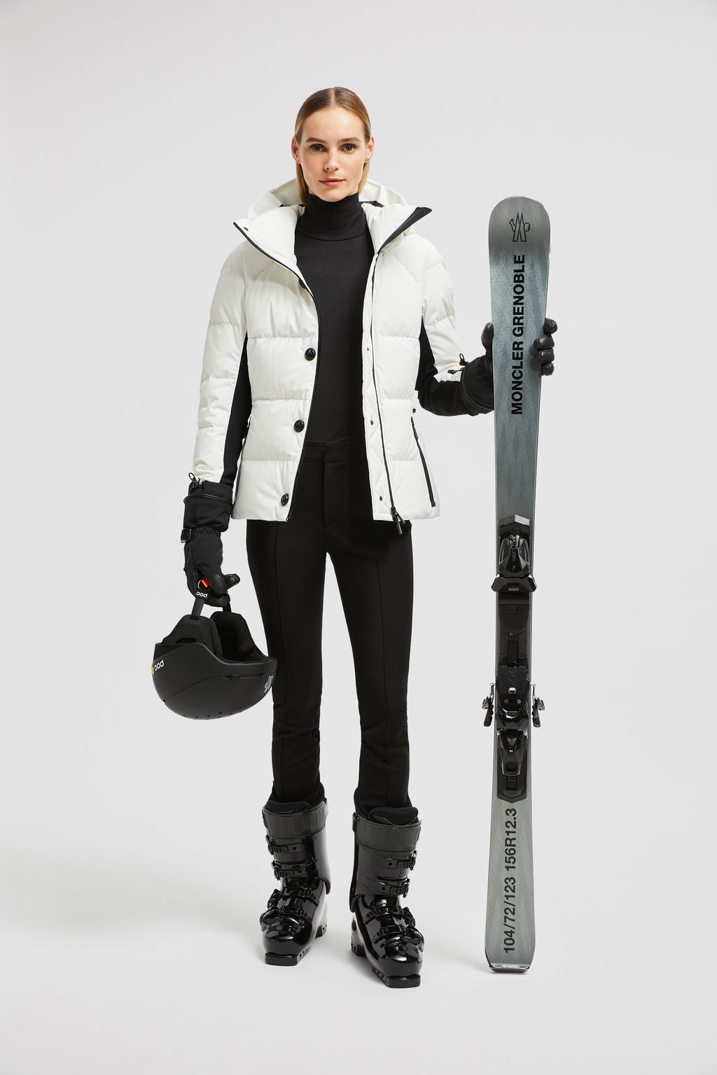 Pantaloni Donna Sci Pantaloni In Twill Con Coulisse Verde/palme