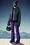 Pantalones de esquí Mujer Morado Moncler