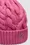 Cable Knit Wool Beanie Women Pink Moncler 4