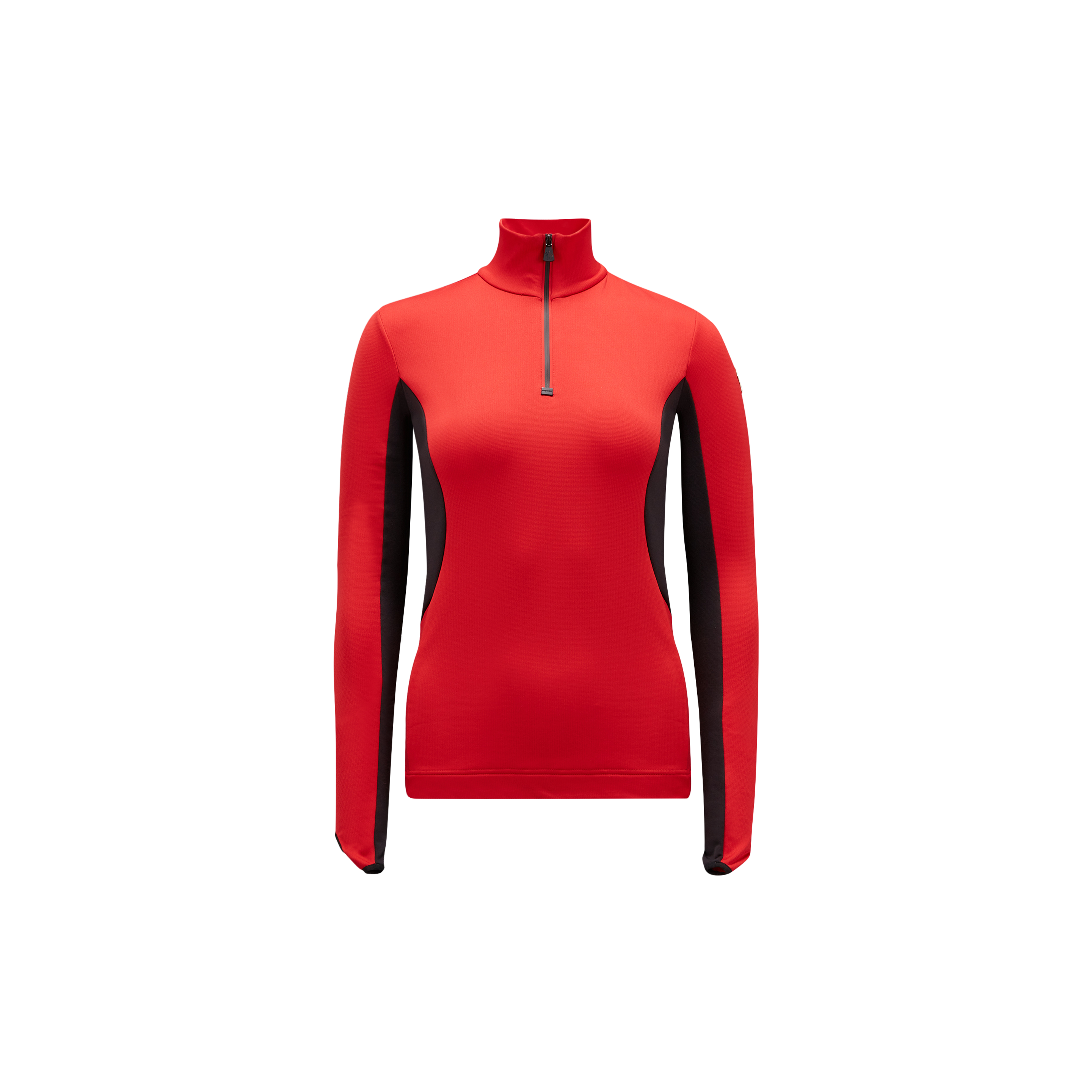 Moncler Polartec Technic Jersey Top In Red