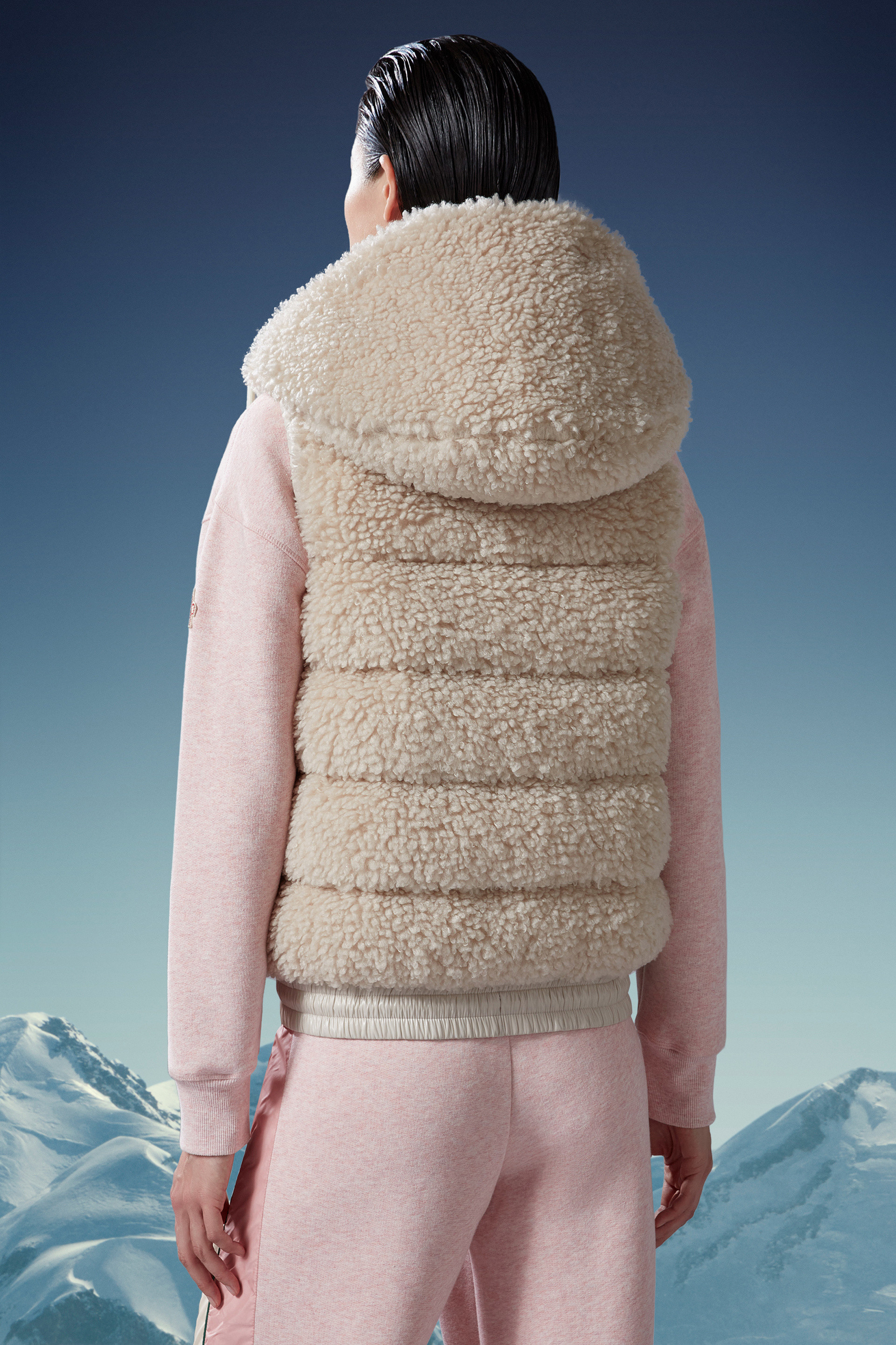 moncler teddy vest