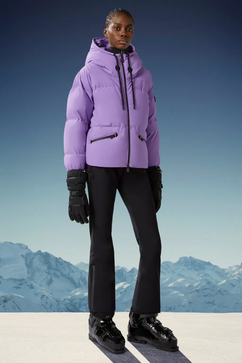 Women Ski Pants Waterproof Softshell Polar Fleece Winter Russian Snow Pants  Windproof Snowboard Warm Trousers Pants Color: Purple, Size: XL