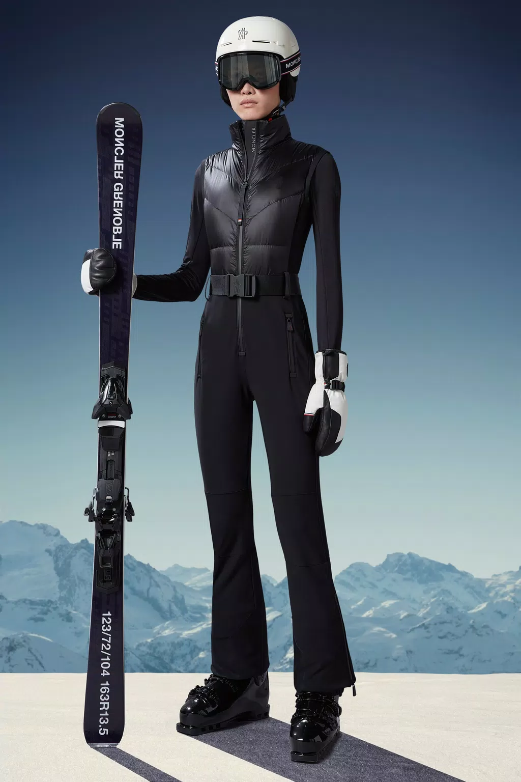 Ski Suit Women Black Moncler 1