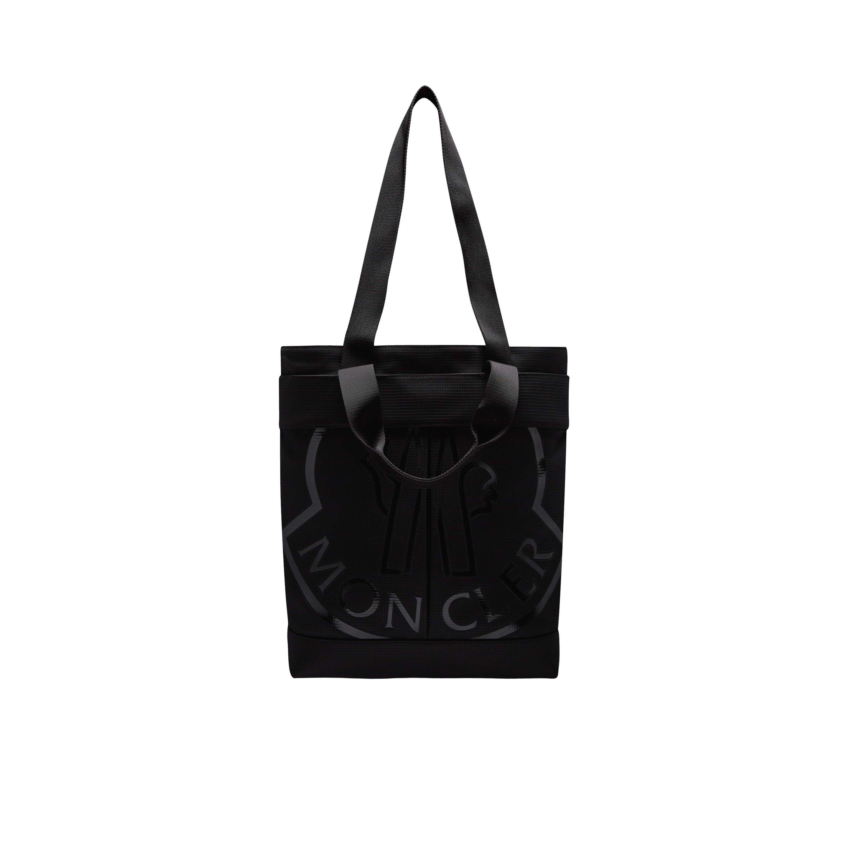 Moncler Collection Cut Small Tote Bag Black In Noir
