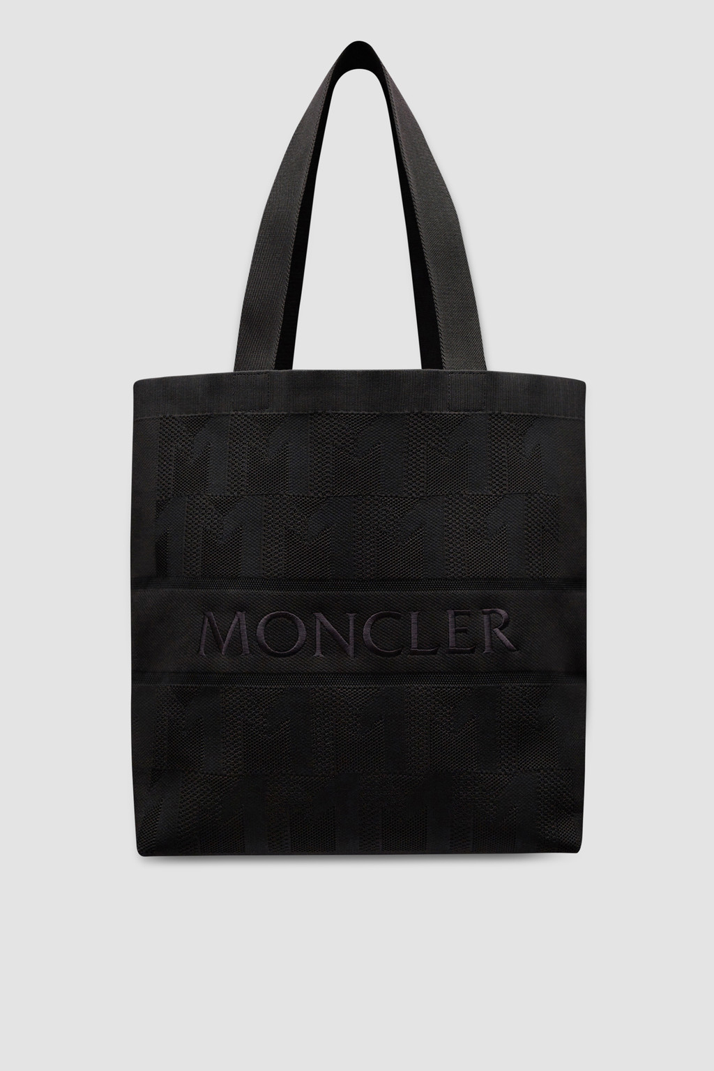 Black Monogram Knit Tote Bag - Bags & Small Accessories for Men