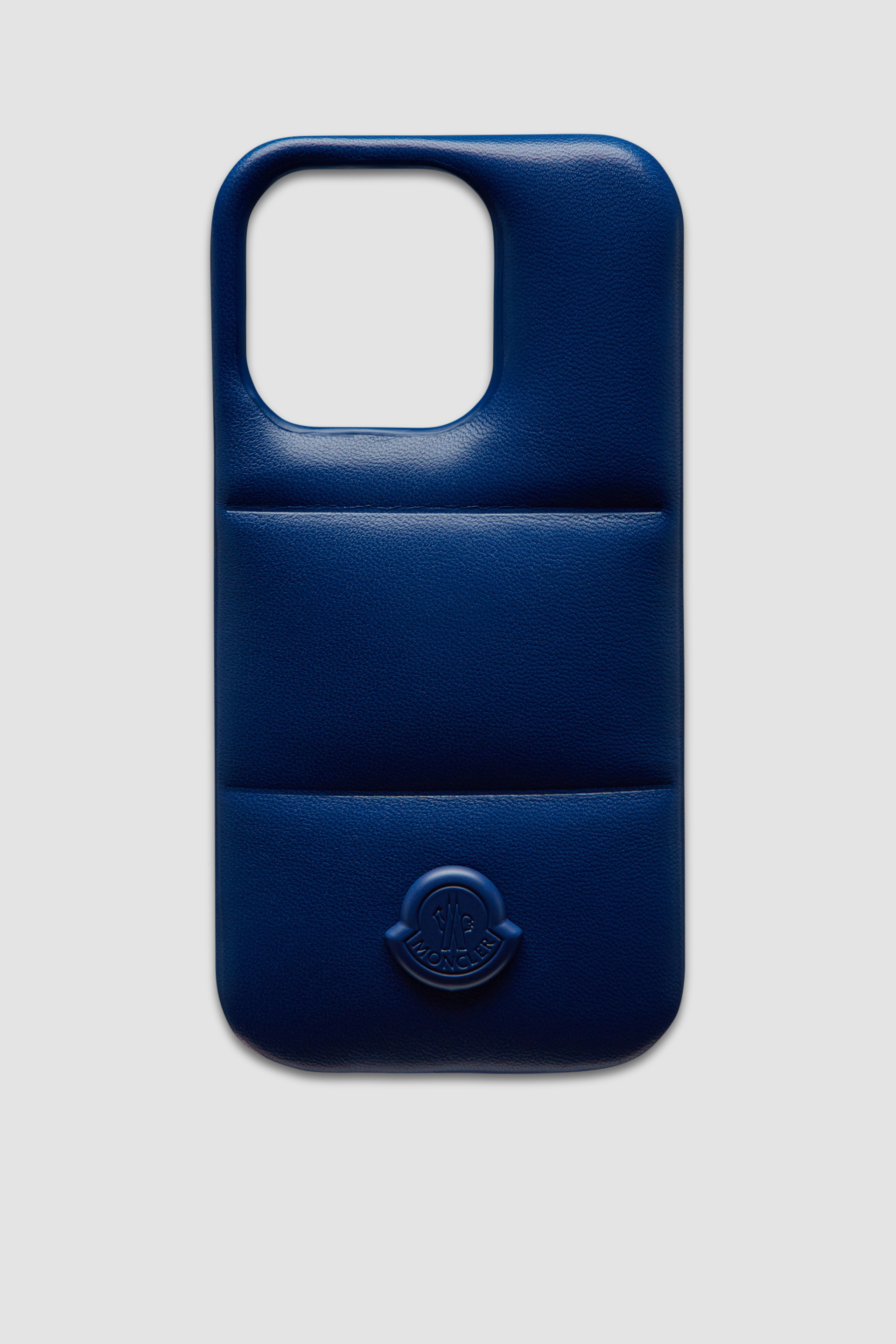 Blue Quilted Leather Phone Case - Bags & Small Accessories for