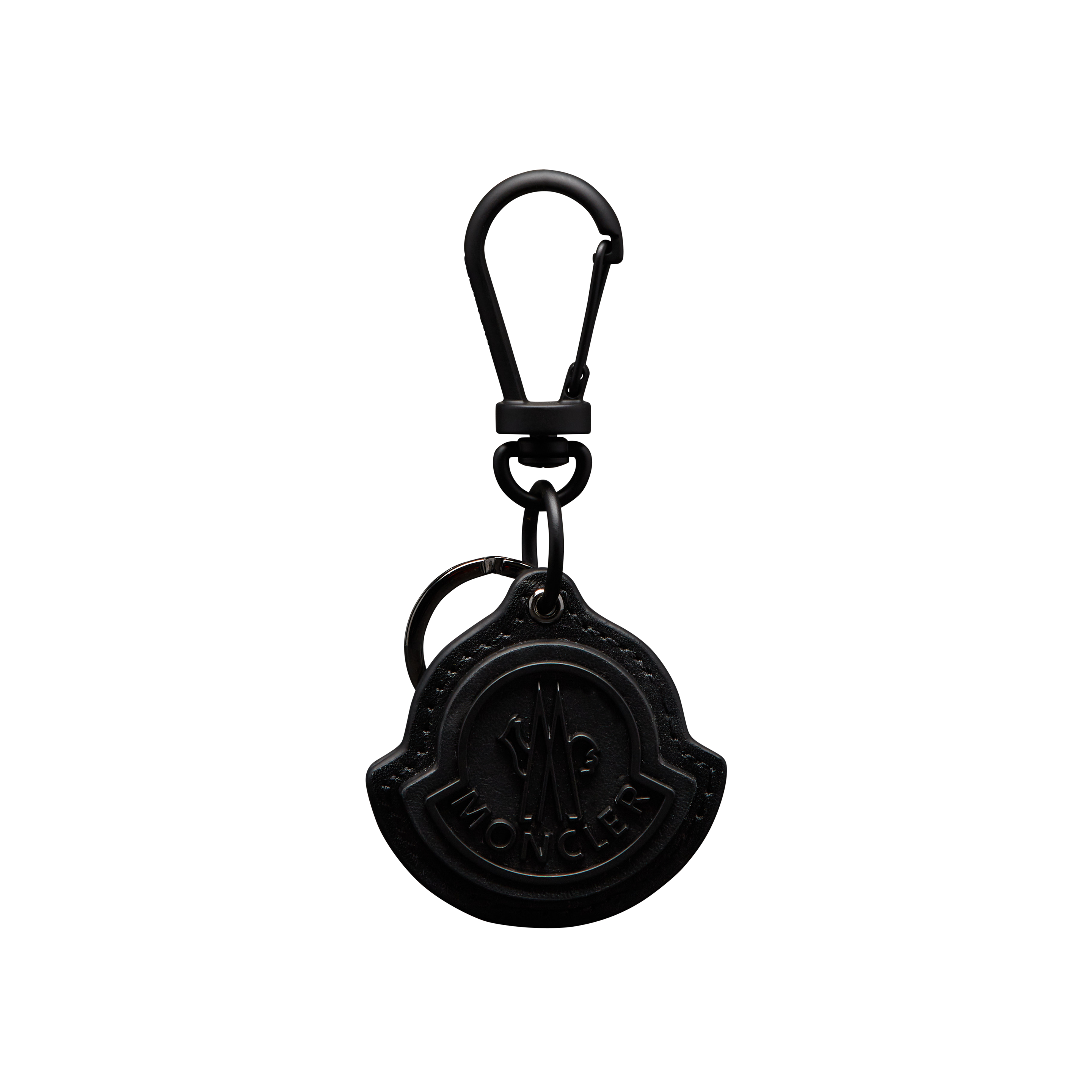 Moncler Collection Logo Key Ring Black
