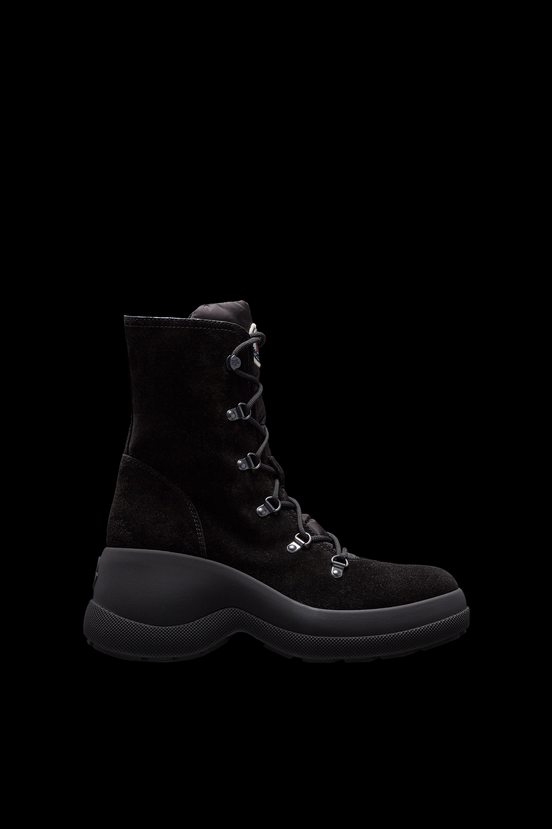 Black Resile Trek Lace-Up Boots - Boots for Women | Moncler US