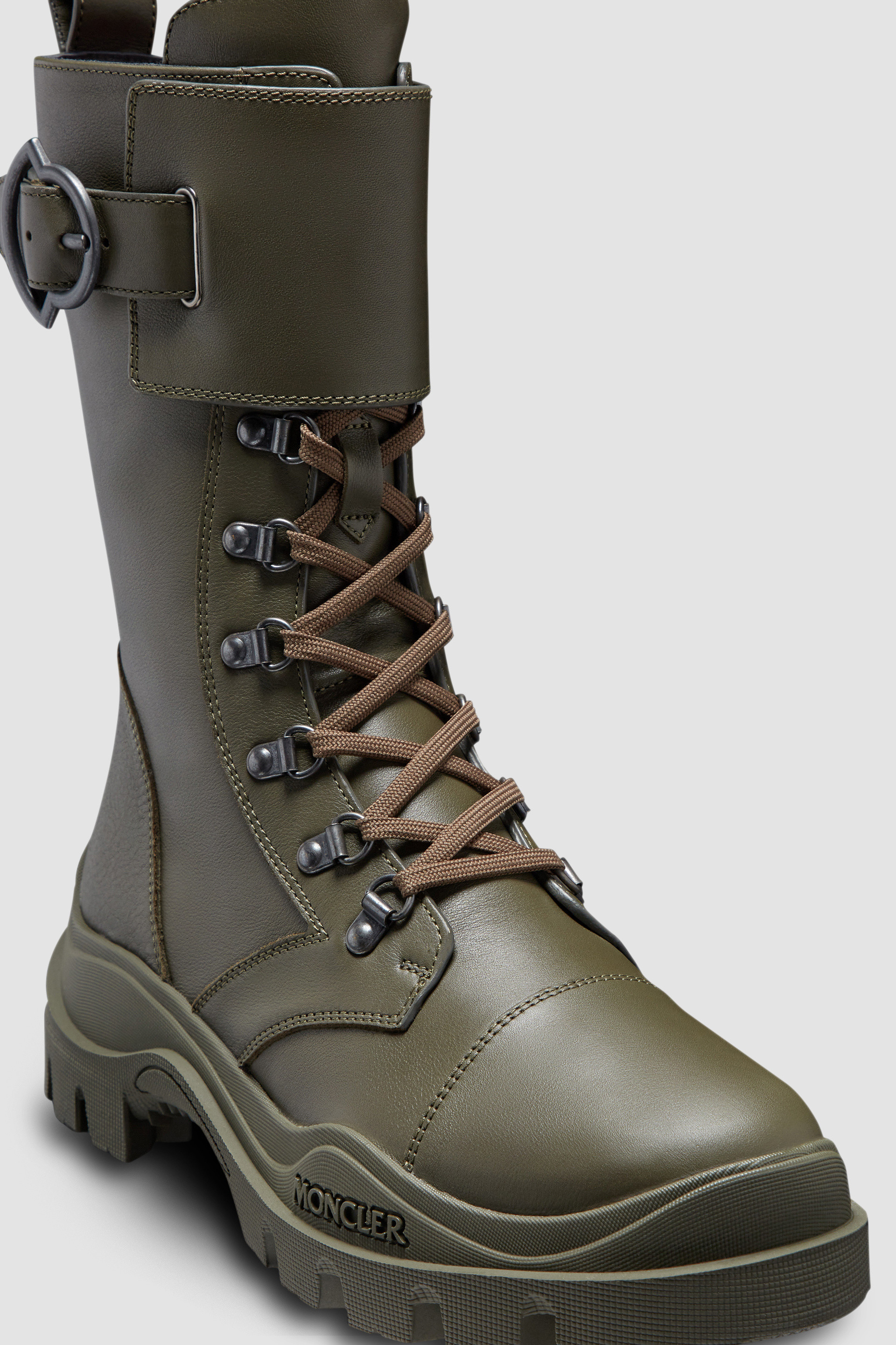 Moncler lace outlet up boots