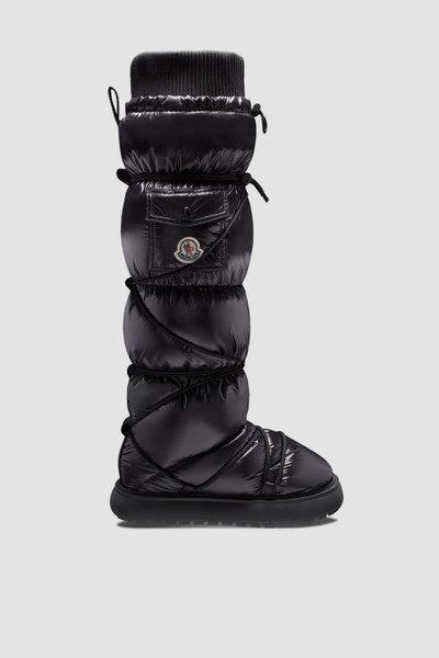 Black Gaia Pocket High Boots - Boots for Women | Moncler US
