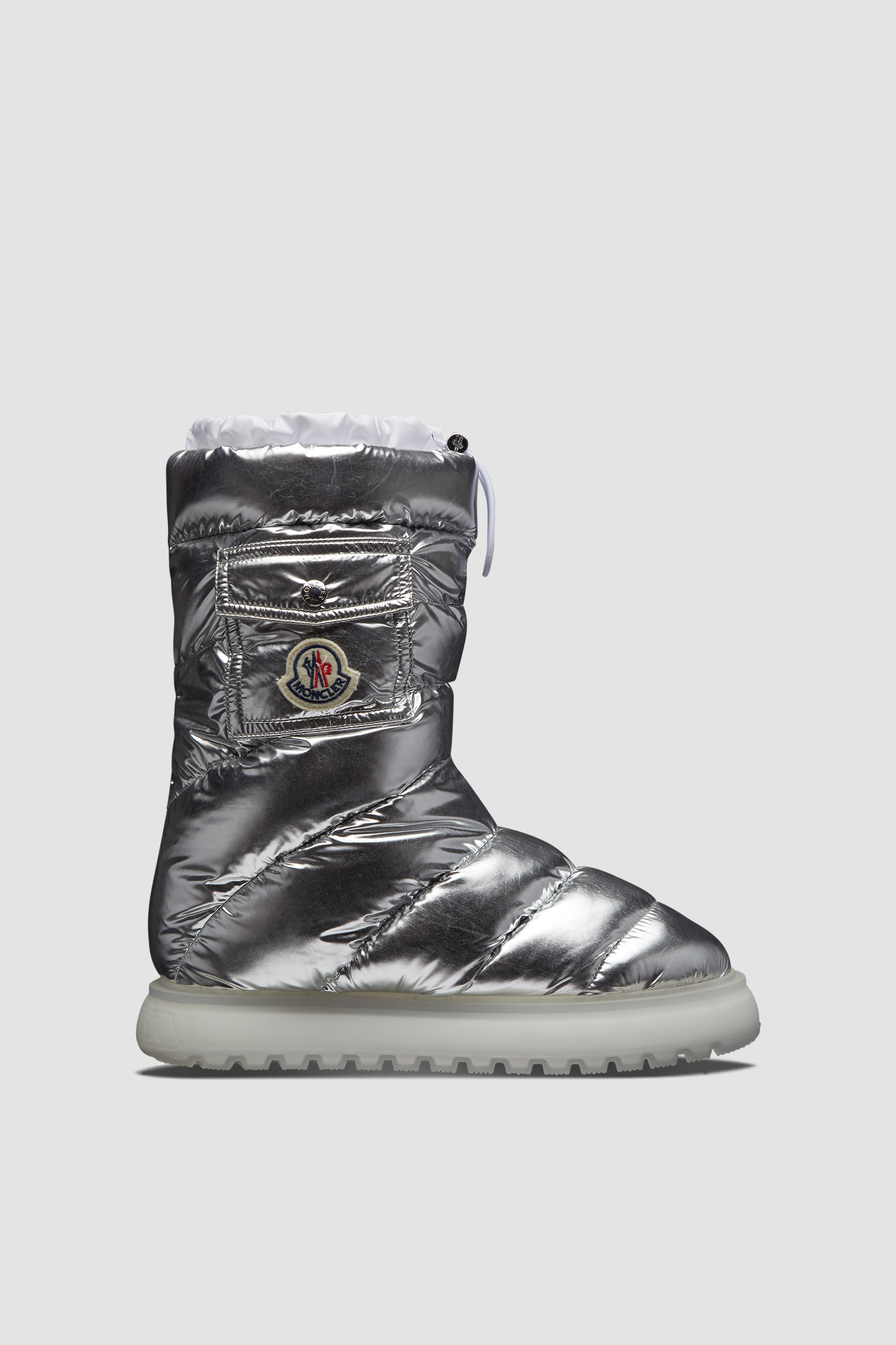 Silver Gaia Pocket Mid Boots - Boots for Women | Moncler US