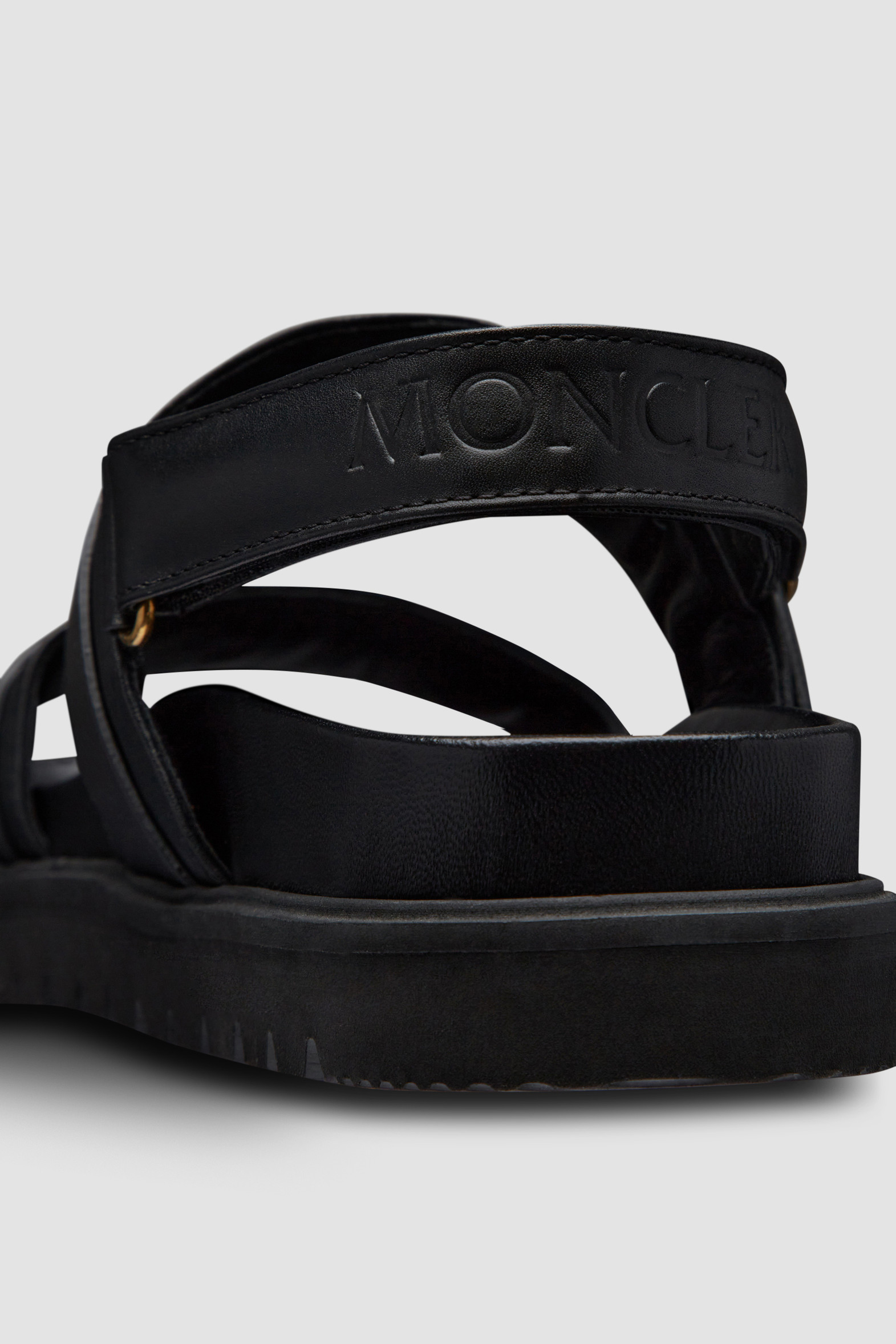블랙 Bell Buckle 샌들 샌들 & 슬라이더 샌들 몽클레르
