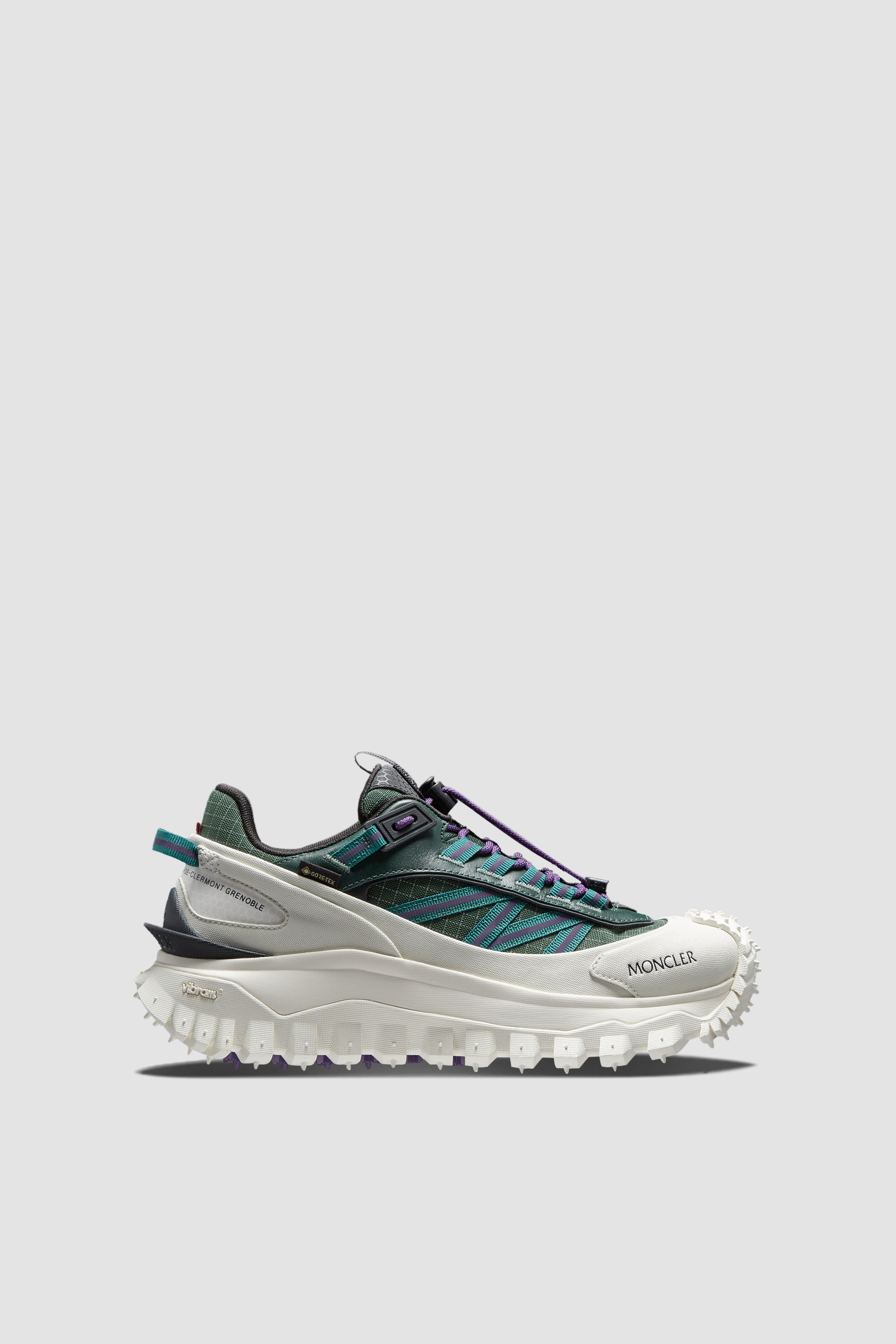 White & Green Trailgrip GTX Sneakers - Sneakers for Women | Moncler CA