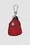 Backpack-Shaped Key Ring Gender Neutral Scarlet Red Moncler