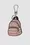 Backpack-Shaped Key Ring Gender Neutral Pink Moncler