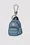 Backpack-Shaped Key Ring Gender Neutral Light Blue Moncler