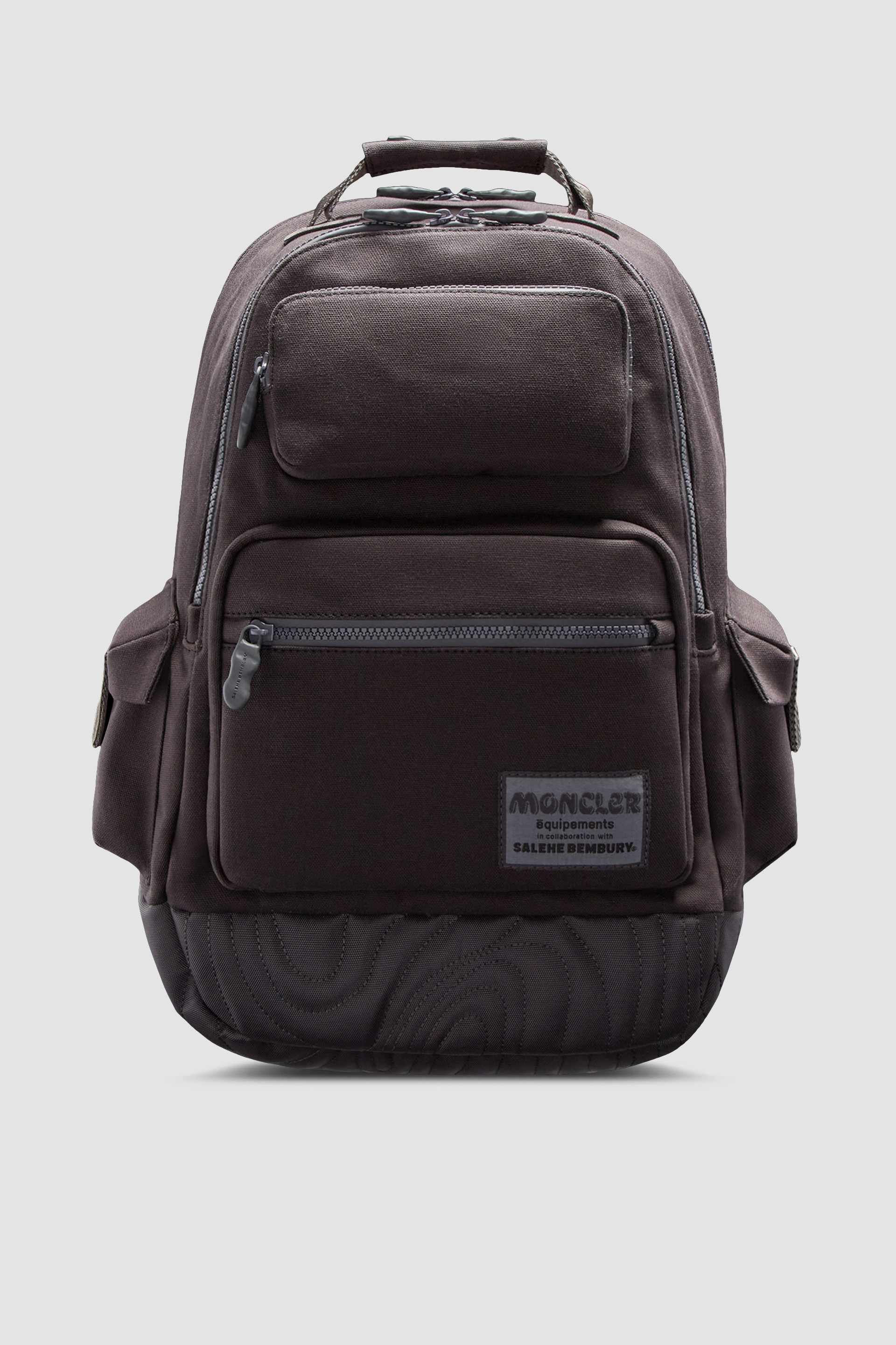 Grey Canvas Backpack - Moncler x Salehe Bembury for Genius