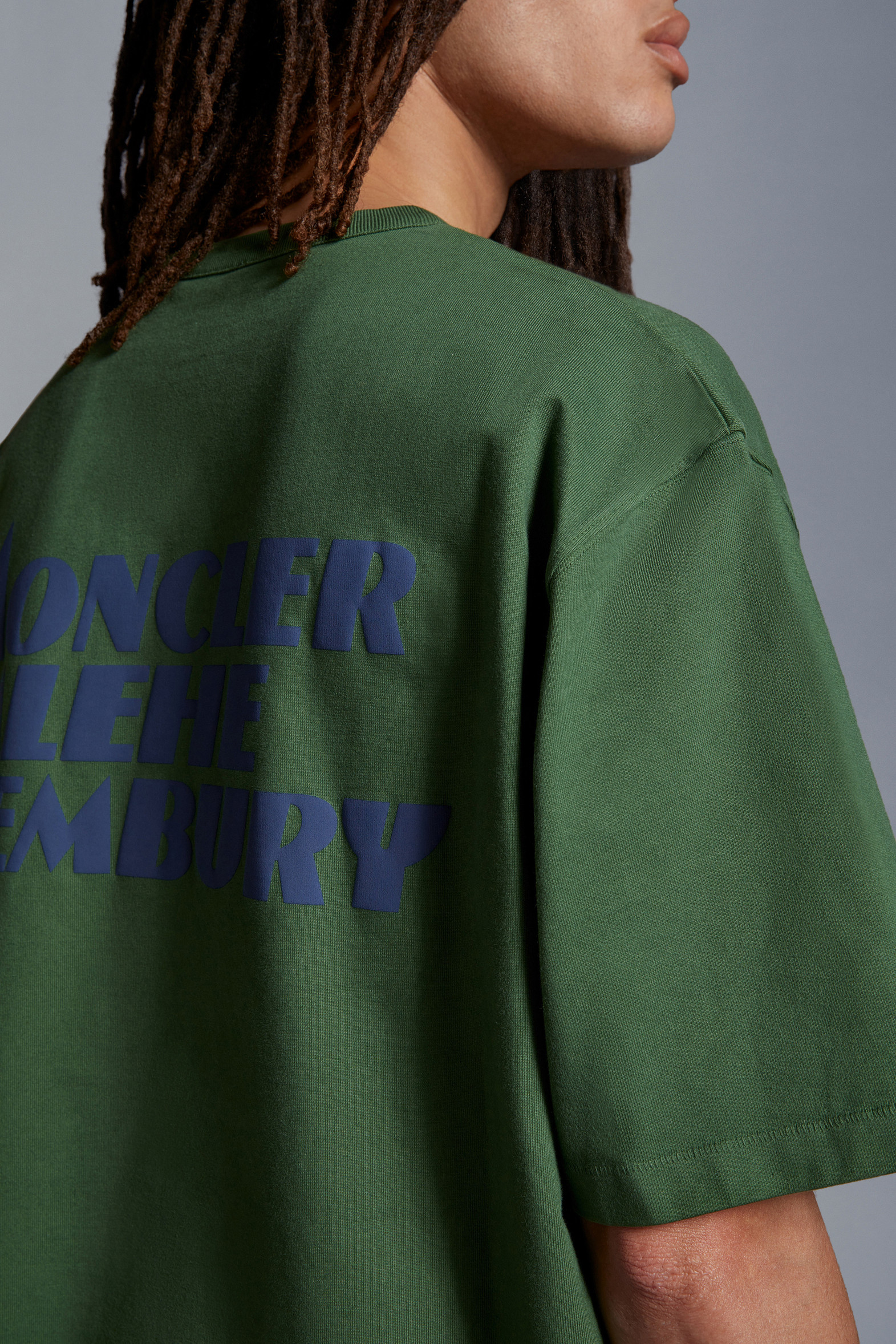 Dark Green Logo TShirt Moncler x Salehe Bembury for Genius Moncler HR
