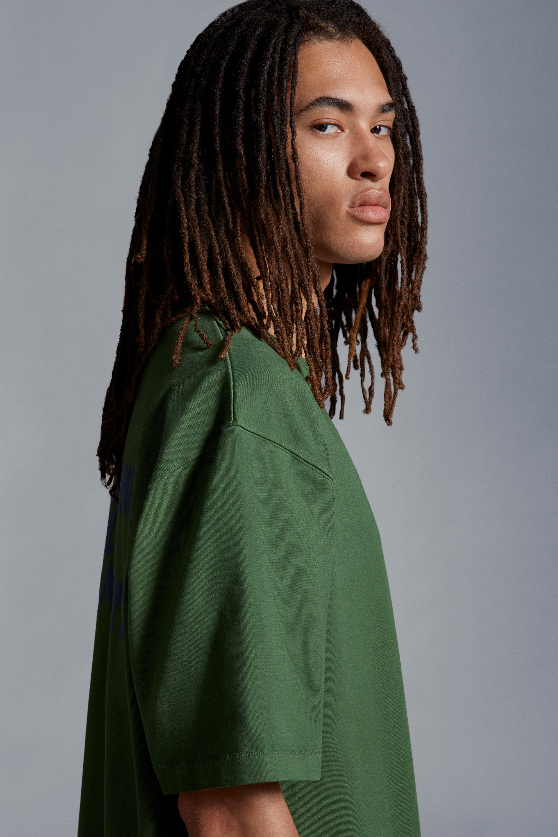 Dark Green Logo T-shirt - Moncler x Salehe Bembury for Genius