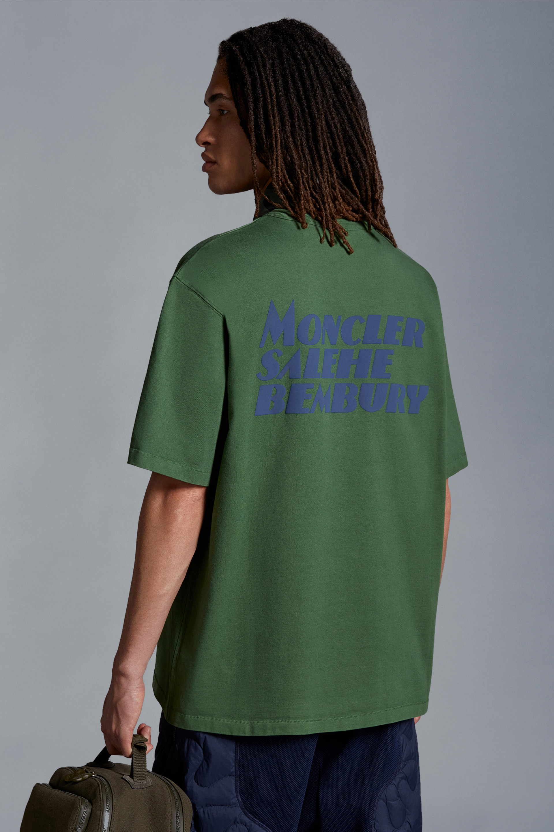 Dark Green Logo T-shirt - Moncler x Salehe Bembury for Genius | Moncler US