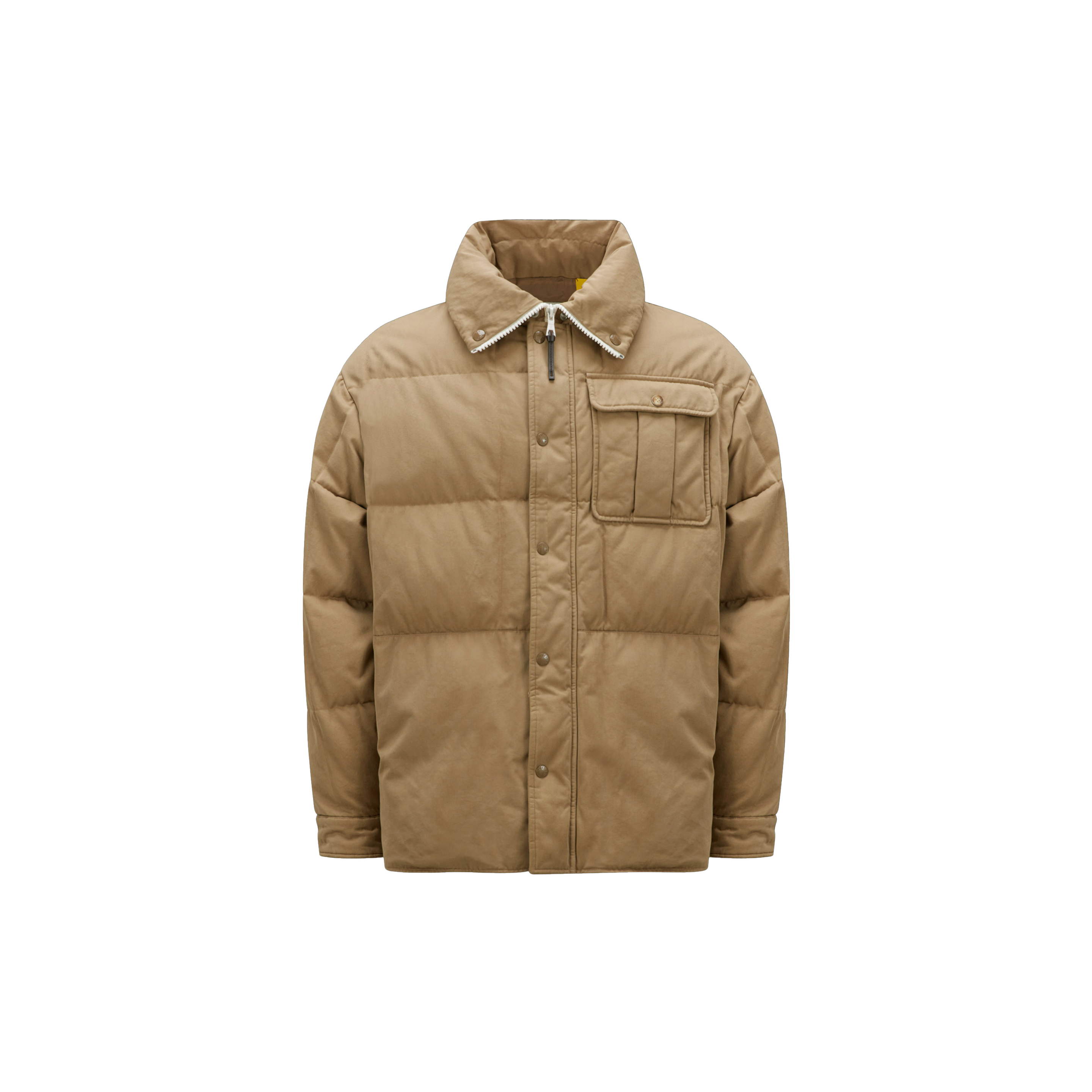 Moncler Fieldrush Short Down Jacket Beige