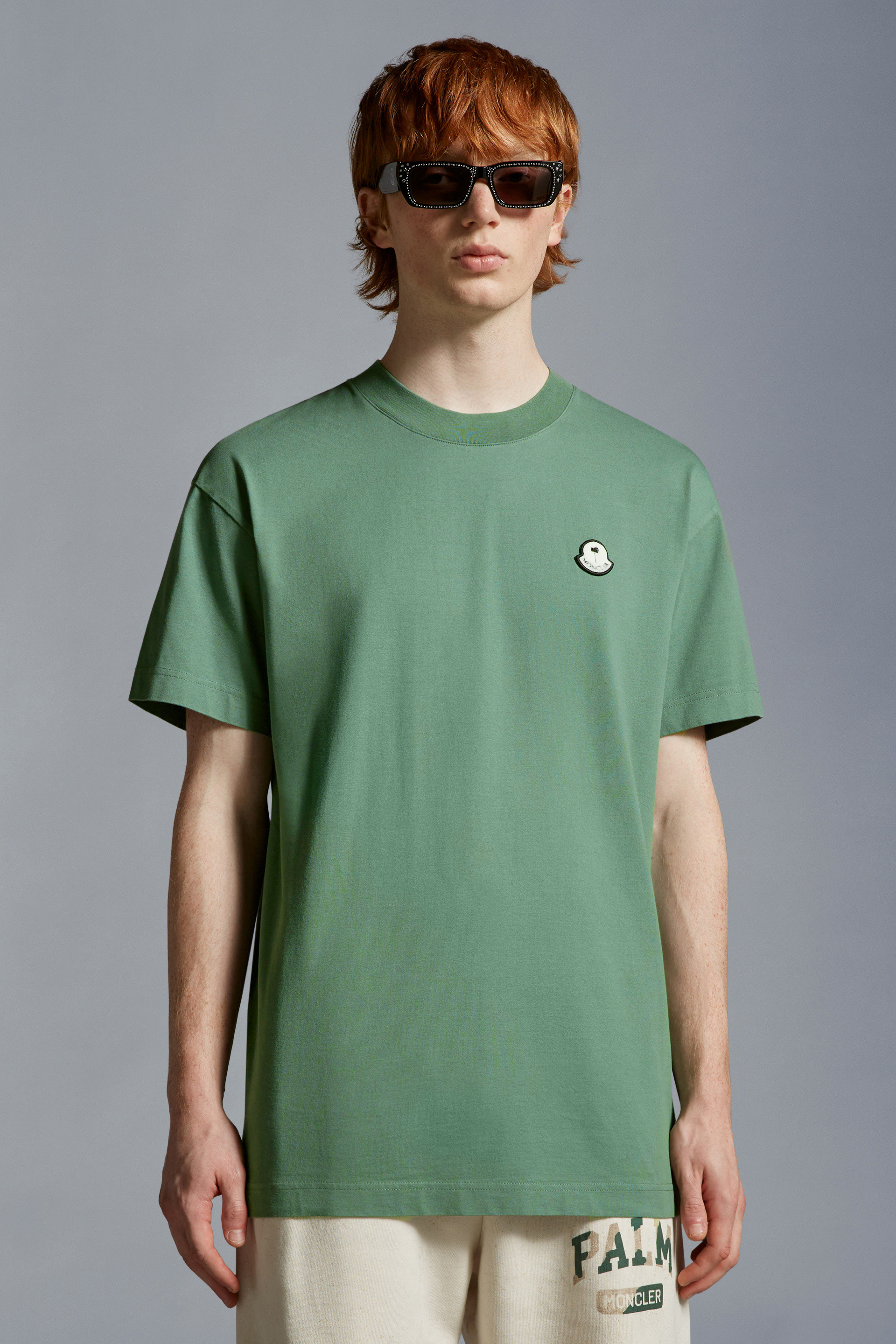 Moncler logo-patch Long-Sleeve T-Shirt - Green