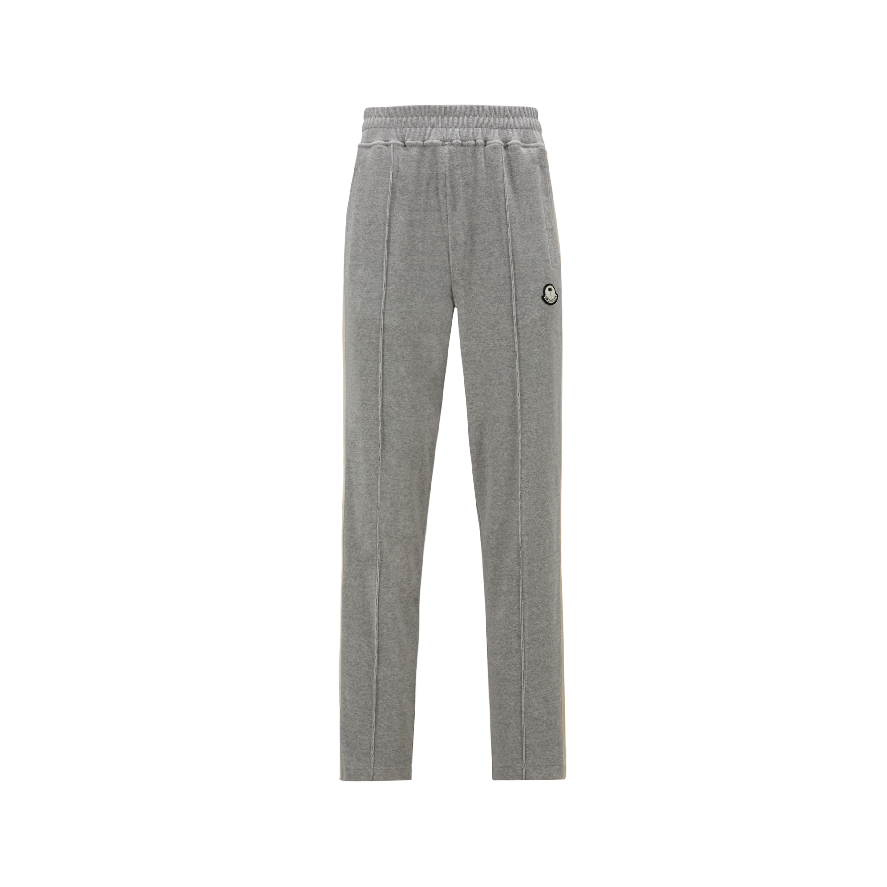 Moncler Chenille Sweatpants Grey In Gray