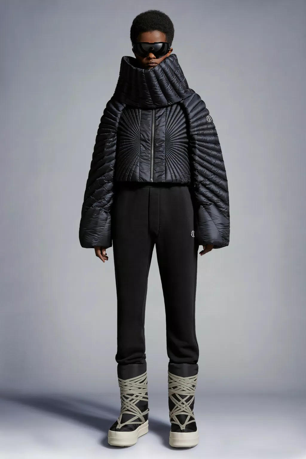 Radiance Convertible 쇼트 다운 재킷 젠더 뉴트럴 블랙 Moncler 1