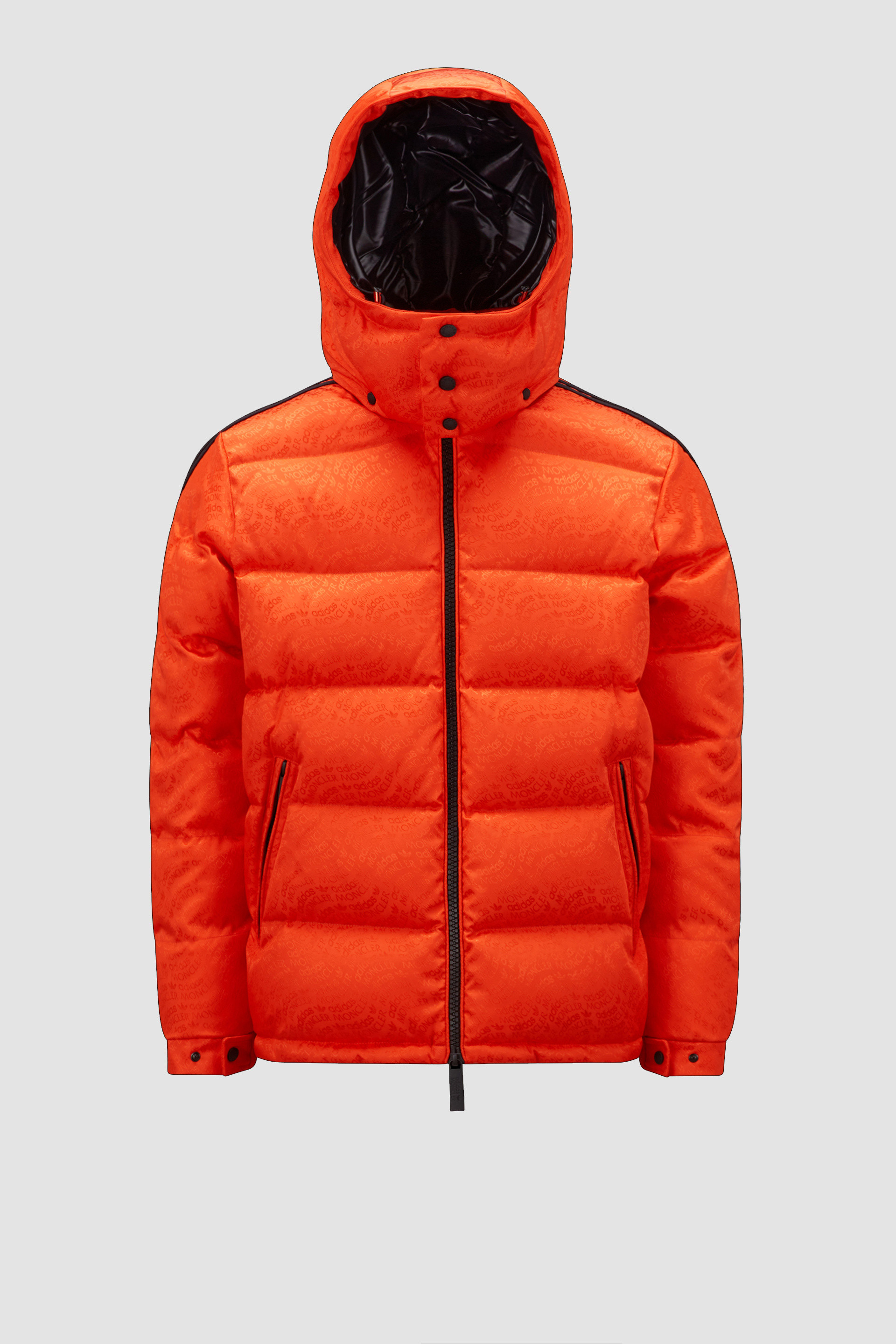 Orange on sale moncler puffer