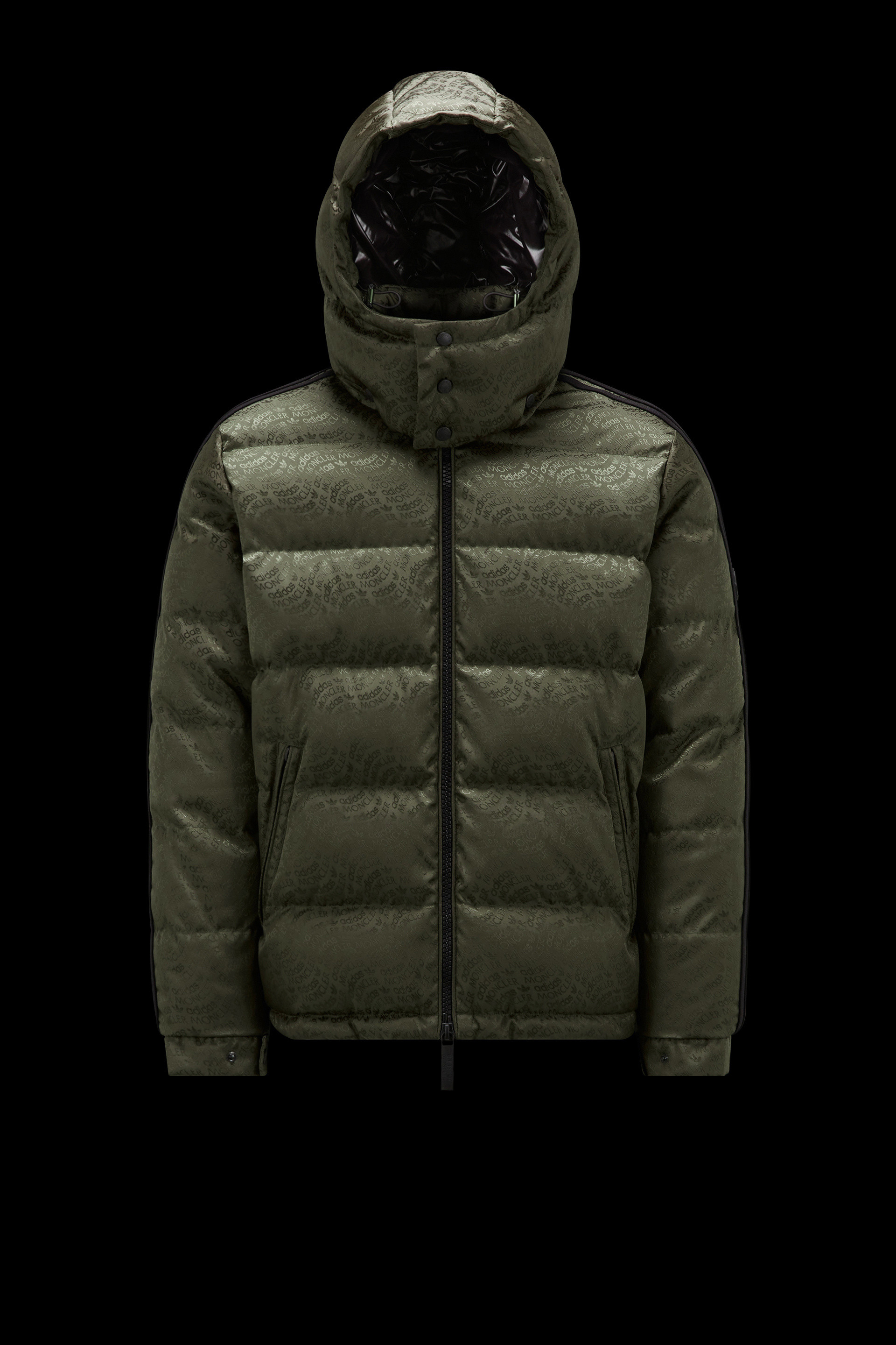 ダークグリーン Alpbachショートダウンジャケット : Moncler x adidas 