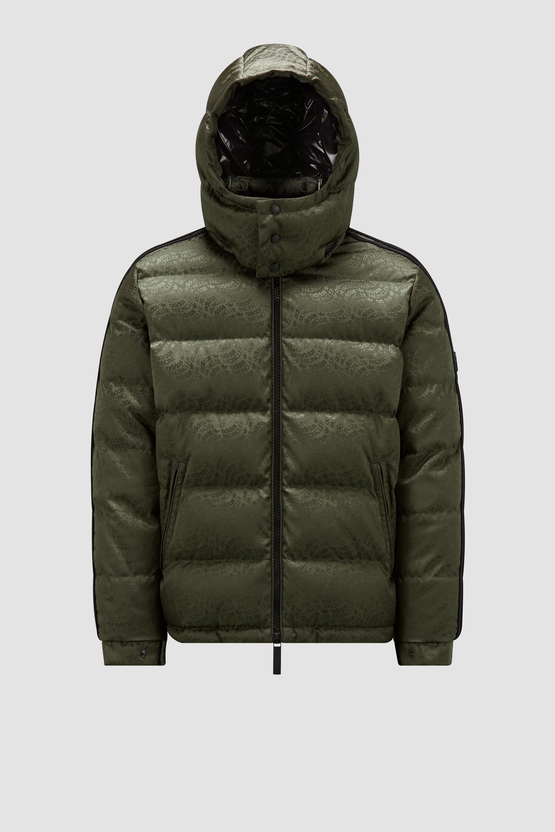 Dark Green Alpbach Short Down Jacket - Moncler x adidas Originals 