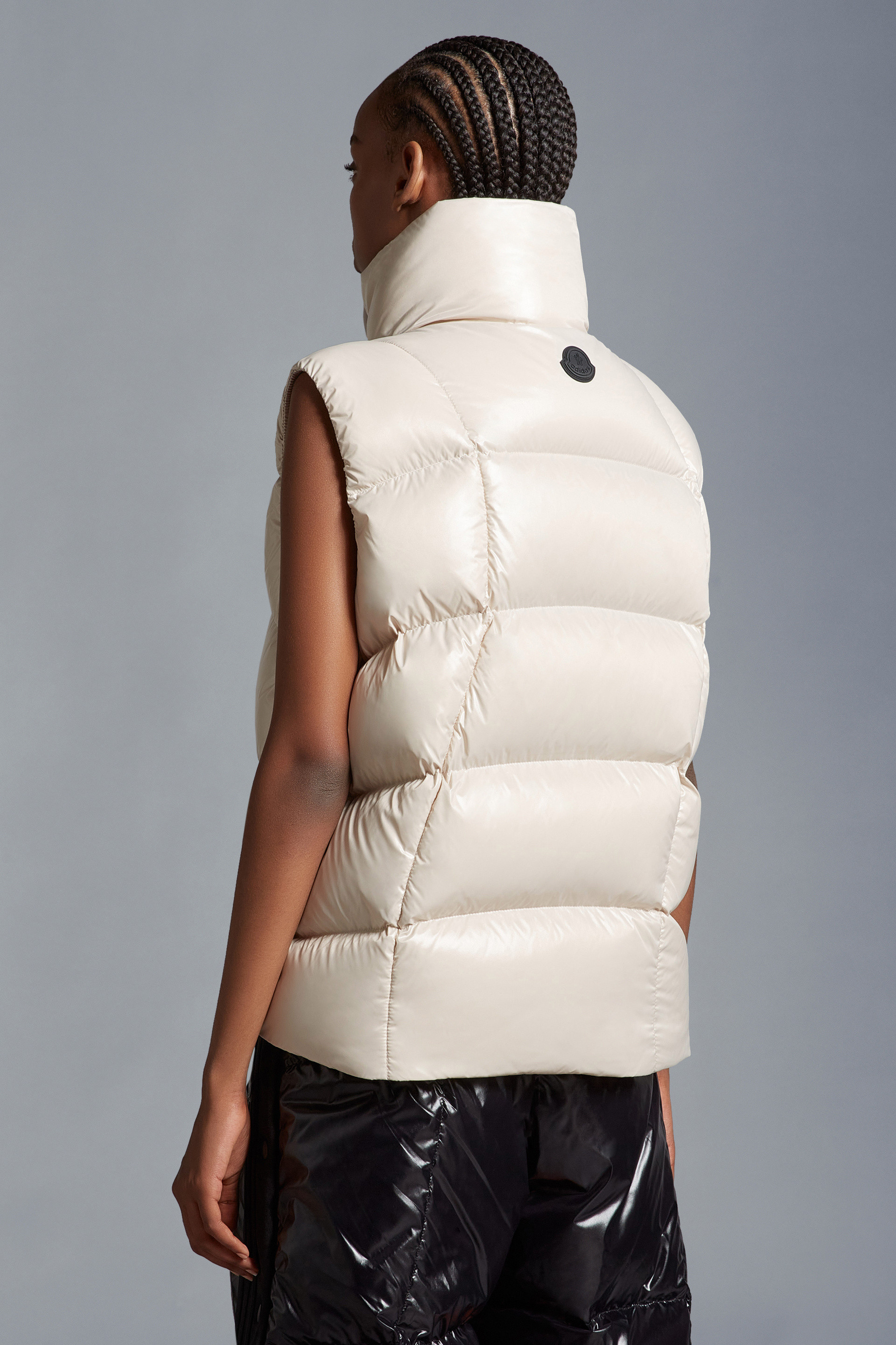 White Bozon Down Vest - Moncler x adidas Originals for Genius