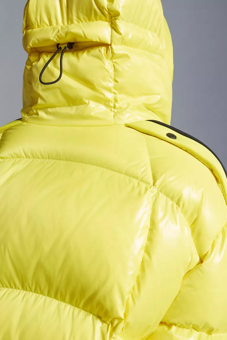 Bright Yellow Beiser Short Down Jacket - Moncler x adidas Originals for ...
