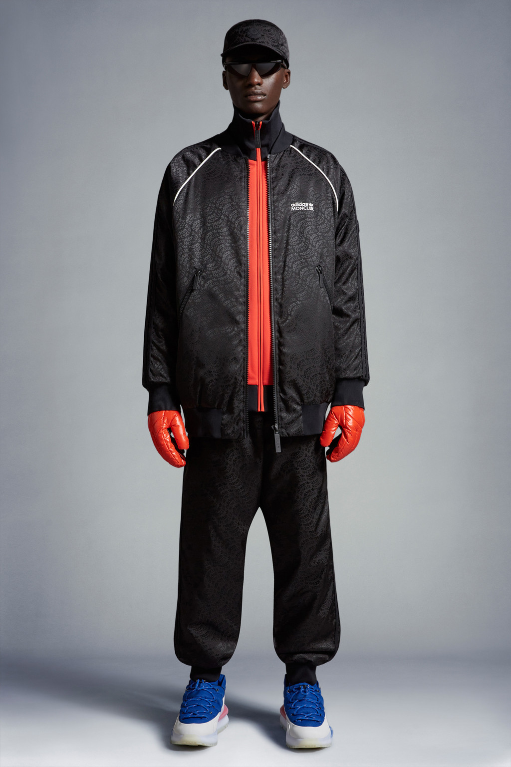 ブラック Seelosジャケット : Moncler x adidas Originals 向けの