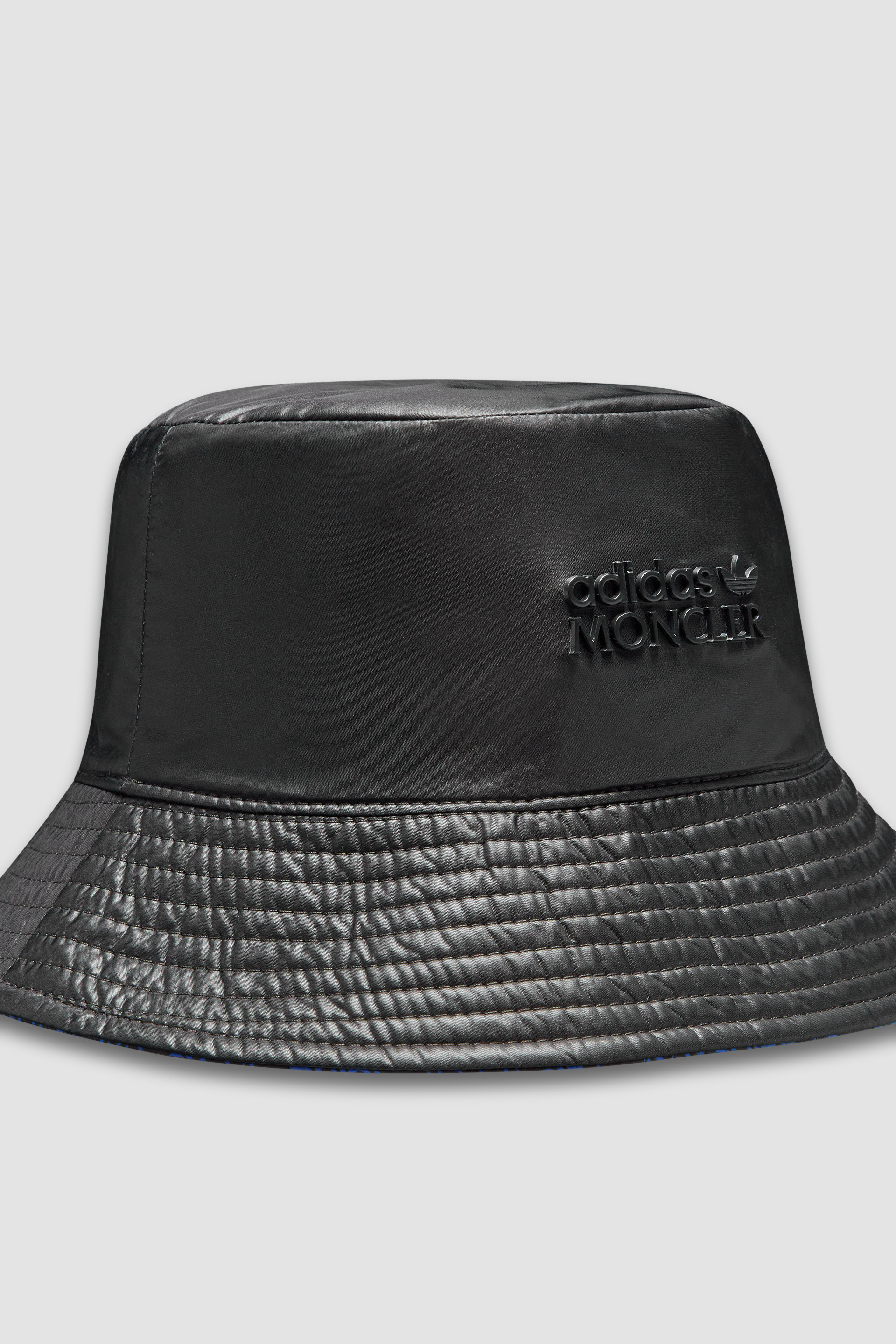 ブラック & ブルー バケットハット : Moncler x adidas Originals 向け 