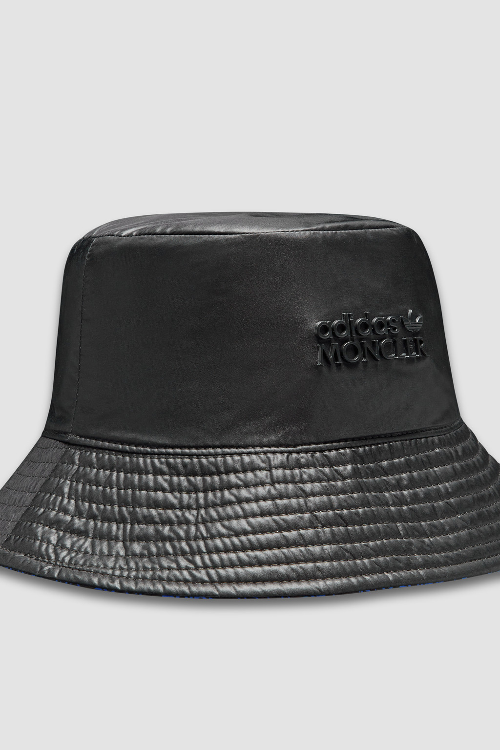 Moncler Blue Cotton Bucket Hat main image 0