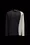 Jersey Long Sleeve T-Shirt Gender Neutral Black & White Moncler