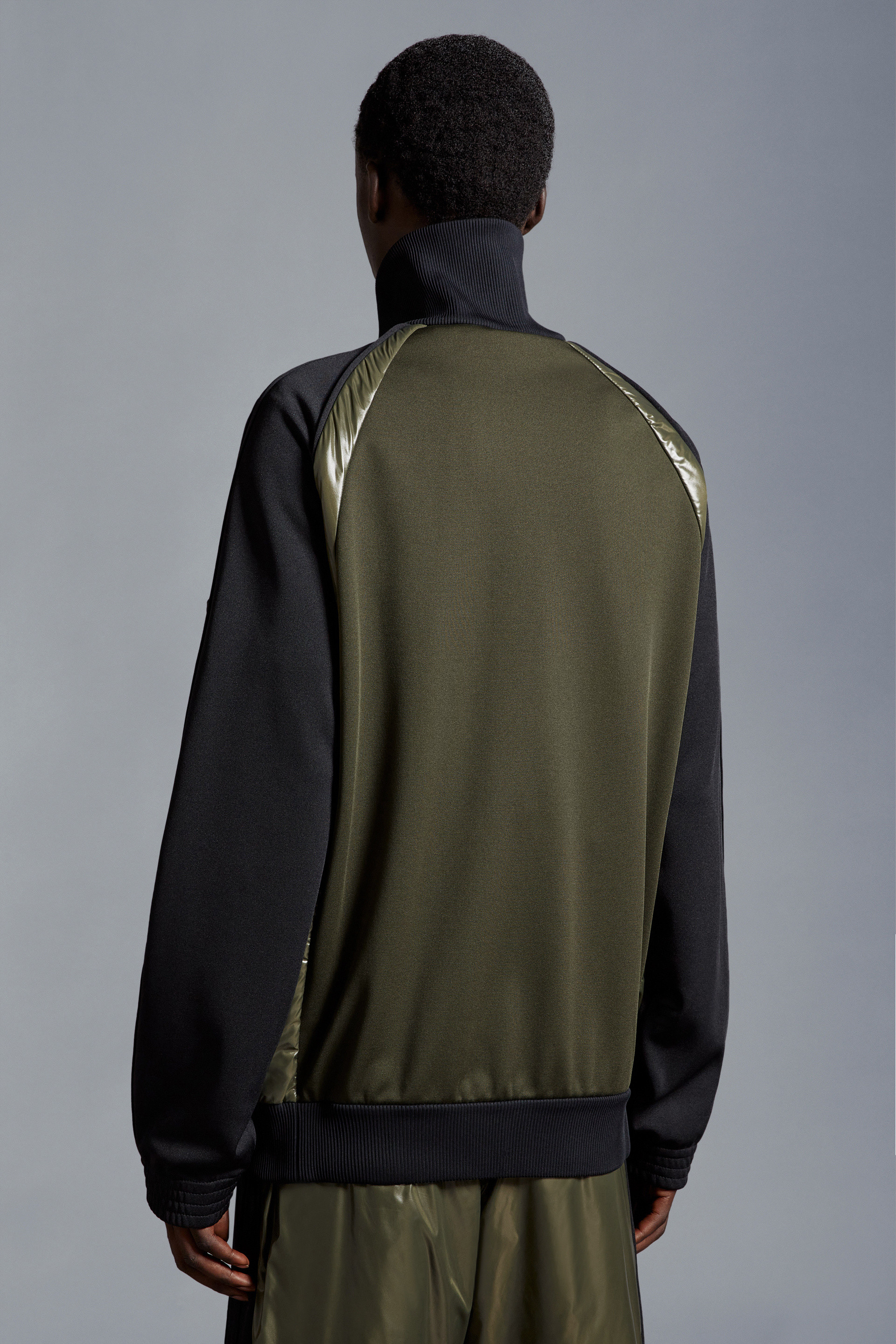 ブラック& グリーン スウェットシャツ : Moncler x adidas Originals 