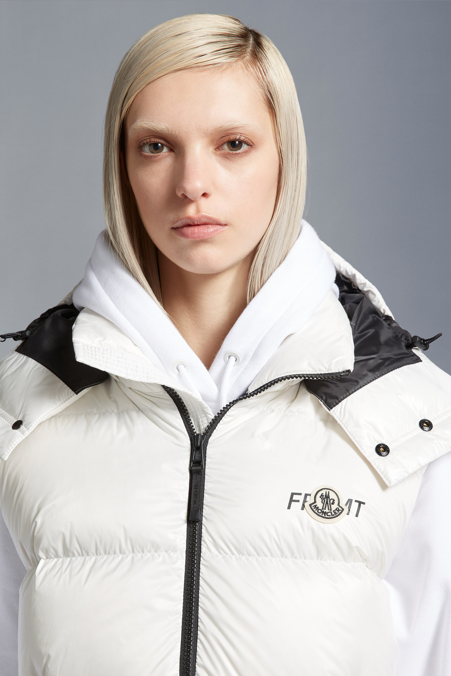 Bright White Marsh Down Gilet Moncler x Frgmnt for Genius Moncler DE