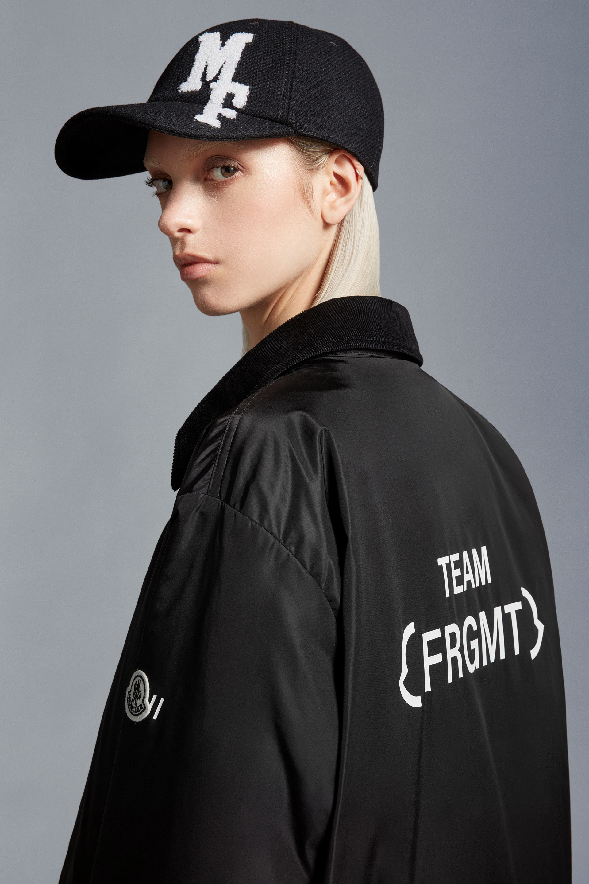 ブラック Daffodilシャケット : Moncler x Frgmnt 向けの Genius 